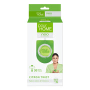 POUR HOME Lemon Diffuser Set Neo Citron Twist Air Freshener Pack of 4 (30g Each) – Odor Eliminator, Long-Lasting Fragrance (4 x 7.5 g)