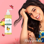 Biotique Pineapple Oil Control Foaming Face Wash | Hydrates dry skin | Eliminates Excess Oil | Evens Skin Tone | 100% Botanical Extracts | Suitable for All Skin Types | 200ml