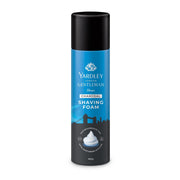 Yardley London Gentleman Classic Charcoal Shaving Foam, 400g, Protects and soothes skin, Extra Moisturising with Aloe Vera