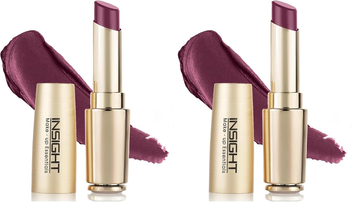 INSIGHT Air Whip Lipstick - Empire Femme| Blurred Matte Finish | Air Whipped Mousse Texture | Ultra Lightweight, Buildable Pigment | Hydrating Long Wear Comfort - 3.75g (Pack of 2)
