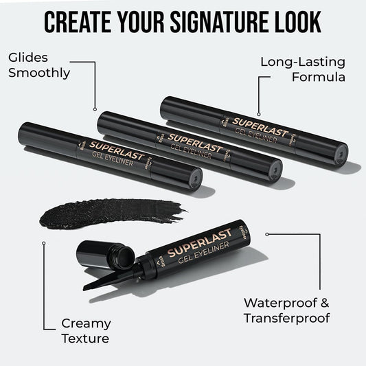 Insight Cosmetics Superlast Gel Eyeliner| Intense Matte Finish | Quick Drying |Smooth Application | Waterproof | Smudgeproof (GEL-07)