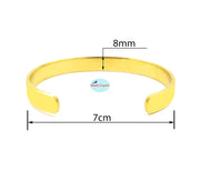 SHINDE EXPORTS brass sai baba bracelet for men and women gold plated kada