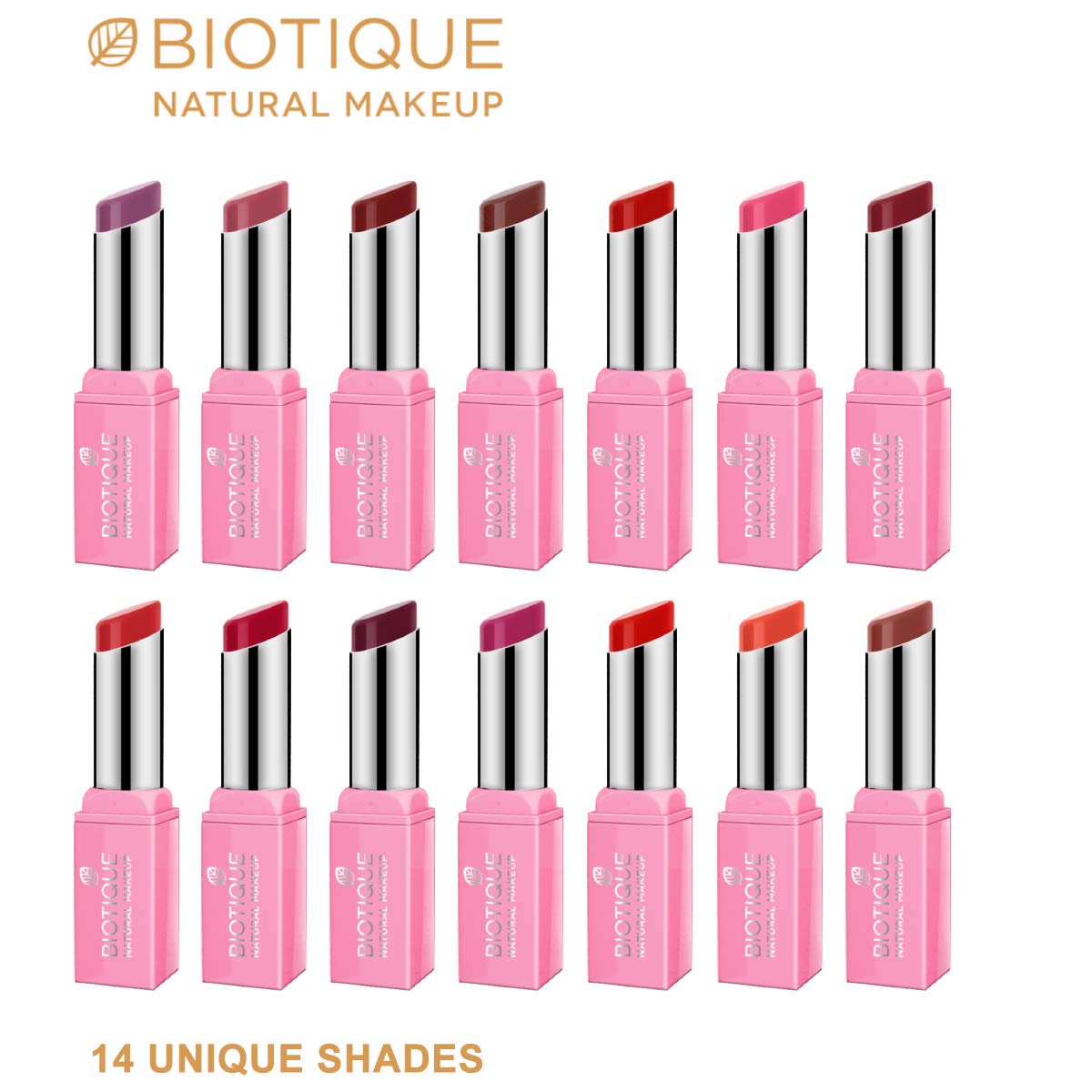 Biotique Natural Makeup Starshine Matte Lipstick, Stupid Cupidi, 3.5g
