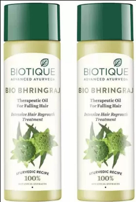BIOTIQUE BIO BHRINGRAJ FOR FALLING HAIR OIL 100ML(PACK OF 2) Hair Oil (200 ml)