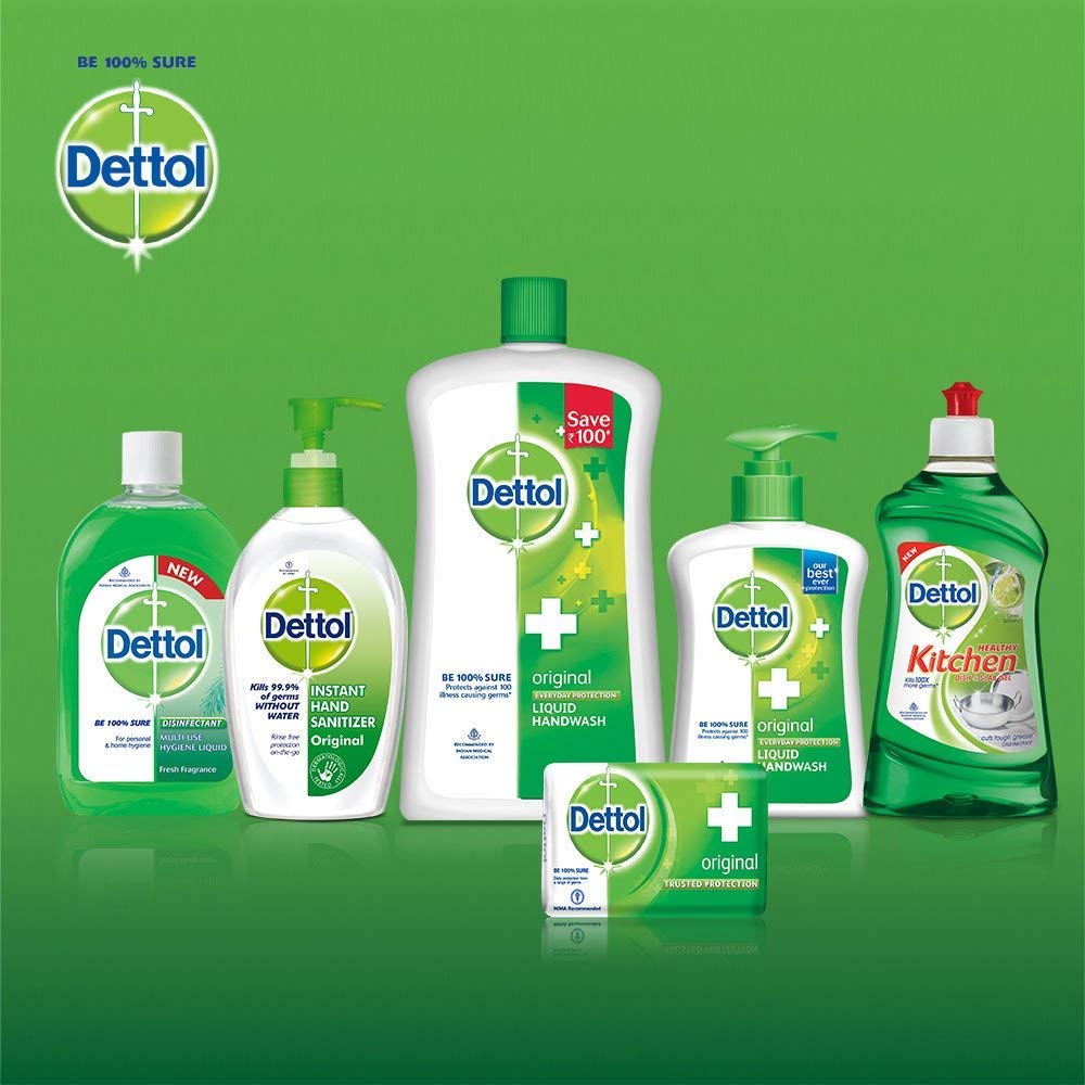 Dettol Liquid Handwash Skincare - 750 ml with Dettol Instant Hand Sanitizer - 50 ml