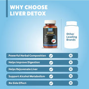 The Old Natural Liver Detox | Ayurvedic Herbal Supplement with 14 Traditional Herbs | Supports Healthy Liver & Digestion | - 120 Tablets (Pack of 2)