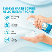 DABUR Skinetics Foam Body Wash-250 Ml | Enriched With Pure Plant Extracts | For Softer, Smoother & Nourishing Skin | For All Skin Type (Pack of 1)