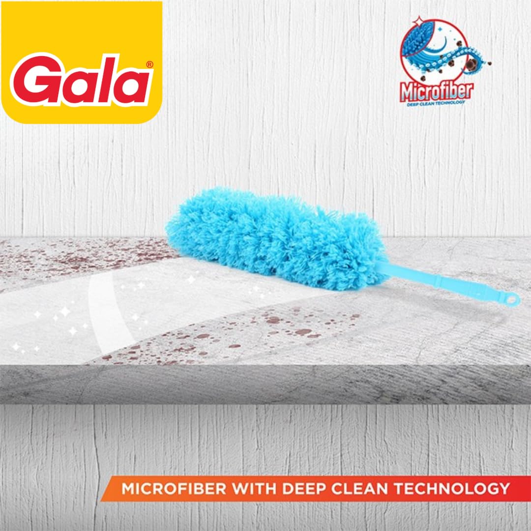 Gala Microfiber Duster, Multipurpose Duster for Home and Car Use, Dust Cleaner for Home Cleaning, Car dust cleaner (Blue)