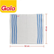 Gala Microfiber Cleaning Cloth (Pack of 1, White)