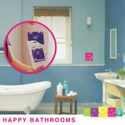 Godrej aer Power Pocket Bathroom Freshener – Berry Rush (10g) | Lasts up to 30 days | Germ Protection