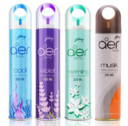 Godrej aer Home Assorted Air Freshener Spray - 300 Ml (Pack Of 4)
