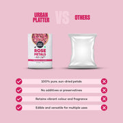 Urban Platter Sun Dried Rose Petals, 100 g