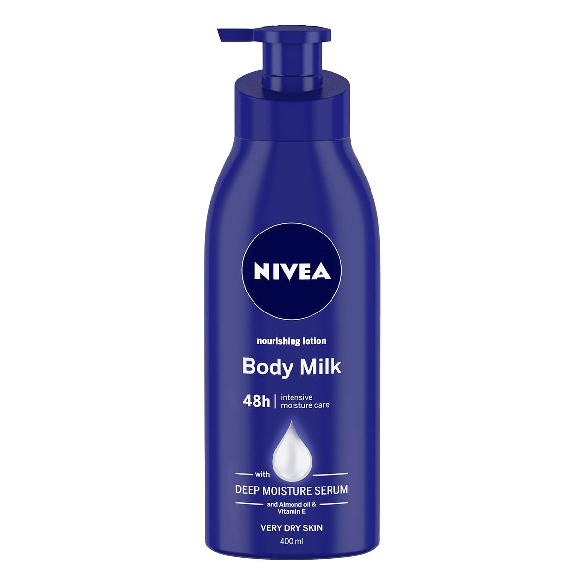 Nivea Body lotion, Nourishing Body Milk with 2x Almond Oil, 400 ml and Nivea Soft Light Moisturizer, Non Sticky Cream, 100 ml
