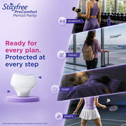 Stayfree ProComfort Period Panty for Women | Disposable Period Pants Pack of 5, M - L | Air Soft Cover | 360° Leakage Protection for Heavy Flow| Snug Fit | Odour Control