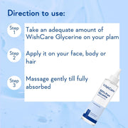 WishCare Unscented Glycerine Gel For Skin Care | 100% Pure & Vegan | 250gm