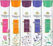 Yardley London Deo Perfume Body Spray for Women 150 ml, Pack of 5