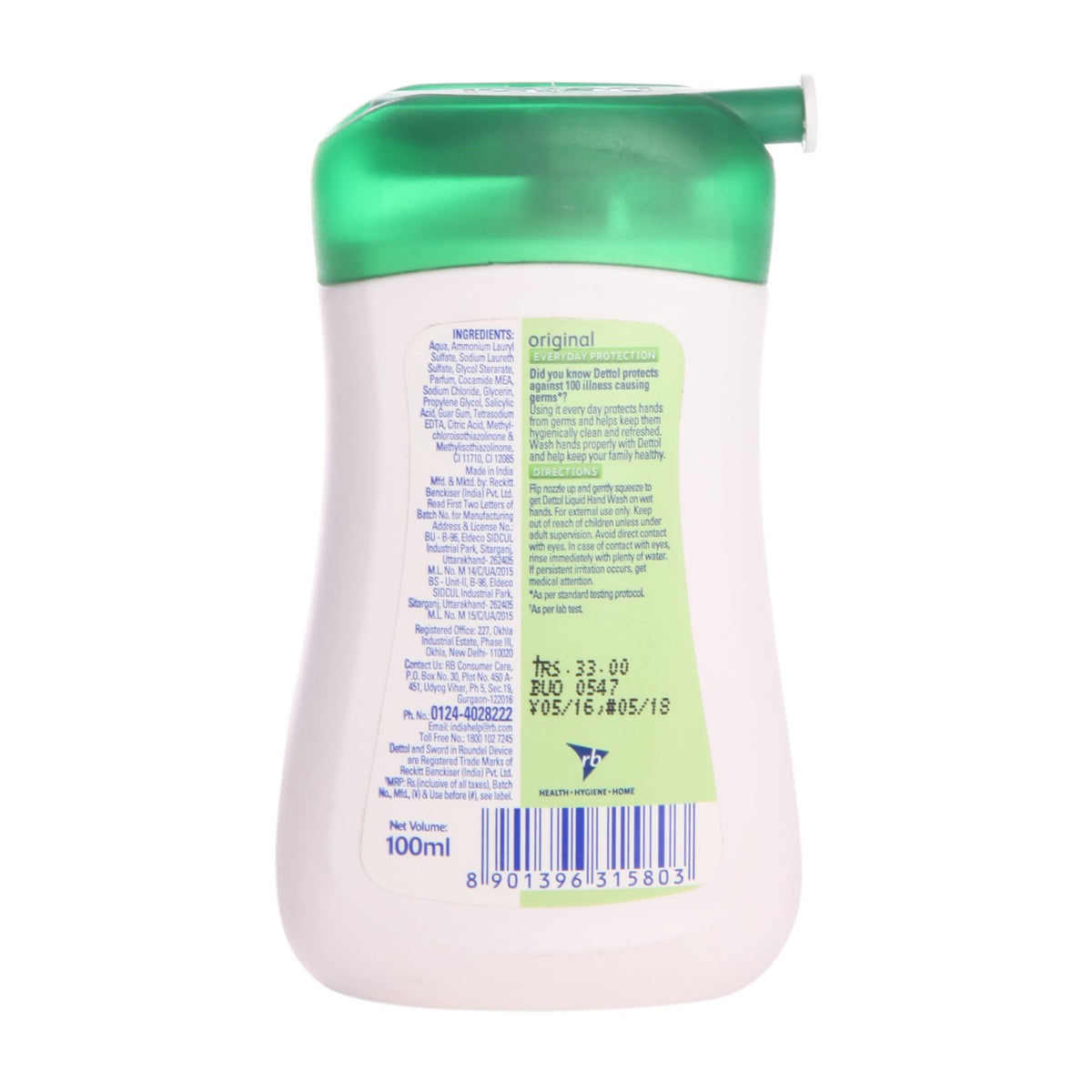 Dettol Hand Wash - Original, 110ml Pack