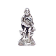 KridayKraft Shirdi Sai Baba Statue Idol Showpiece for Car Dashboard & Home,Office,Table Decorative Gift Article,Religious Showpiece