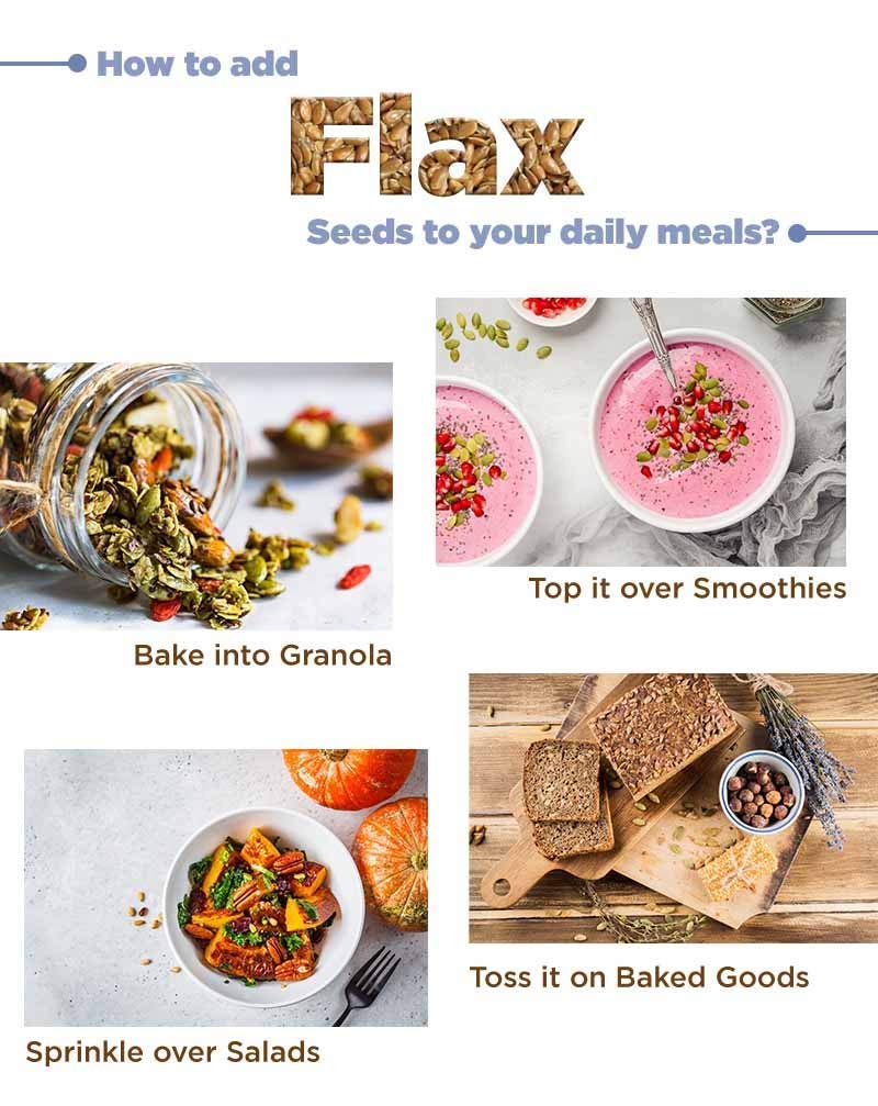 NatureVit Roasted Salted Flax Seeds, 400g [High Fibre, Antioxidant]