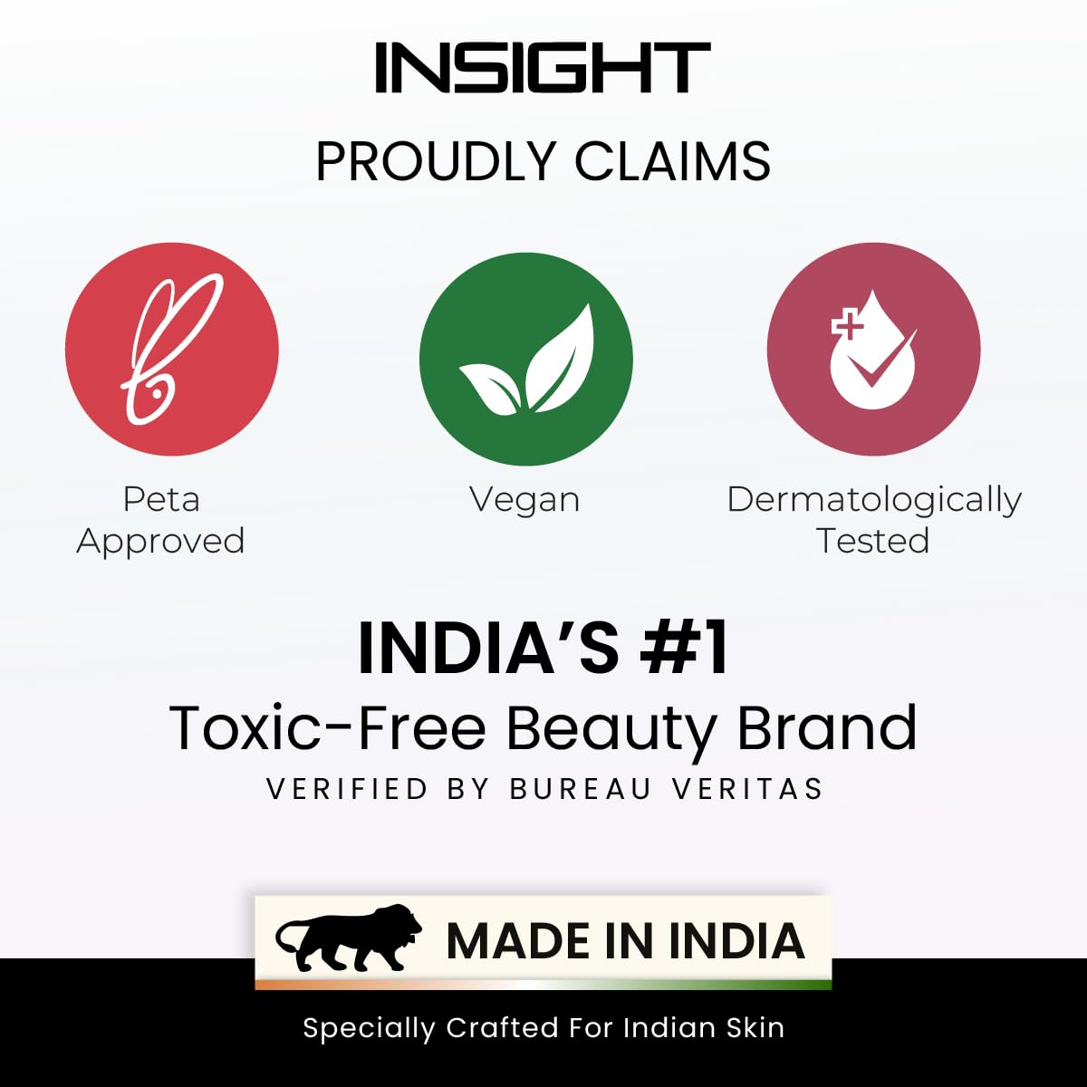 INSIGHT Hydra Fix Lipstick - Muted Crush| Semi Matte Finish | One Swipe Intense Pigmentation | Long Lasting | Lightweight | Hydrating Non Drying Formula - 4.2g (Pack of 2)