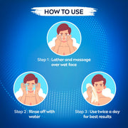 NIVEA MEN Acne Control Face Wash 50 g | With Magnolia Bark Extracts for 12 Hr Oil Control in Summer | Fights Dirt and Oil | For Oily Skin