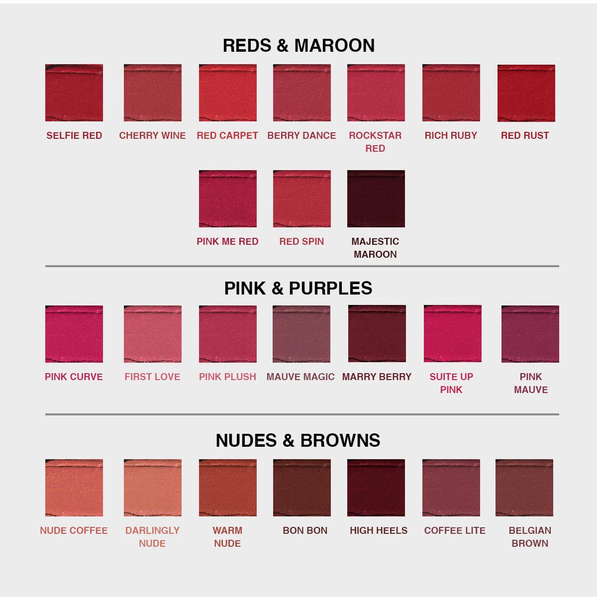 INSIGHT Matte Lipstick | Ultra Creamy | Highly Pigmented Formula | Intense Color Payoff | Fade-Proof Lipstick | ROCKSTAR RED- 4.2g (Pack of 2)