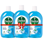 Dettol Liquid Disinfectant for Personal Hygiene , Surface Disinfection , Floor Cleaner , Menthol Cool , (Pack of 3 - 500 ml each)