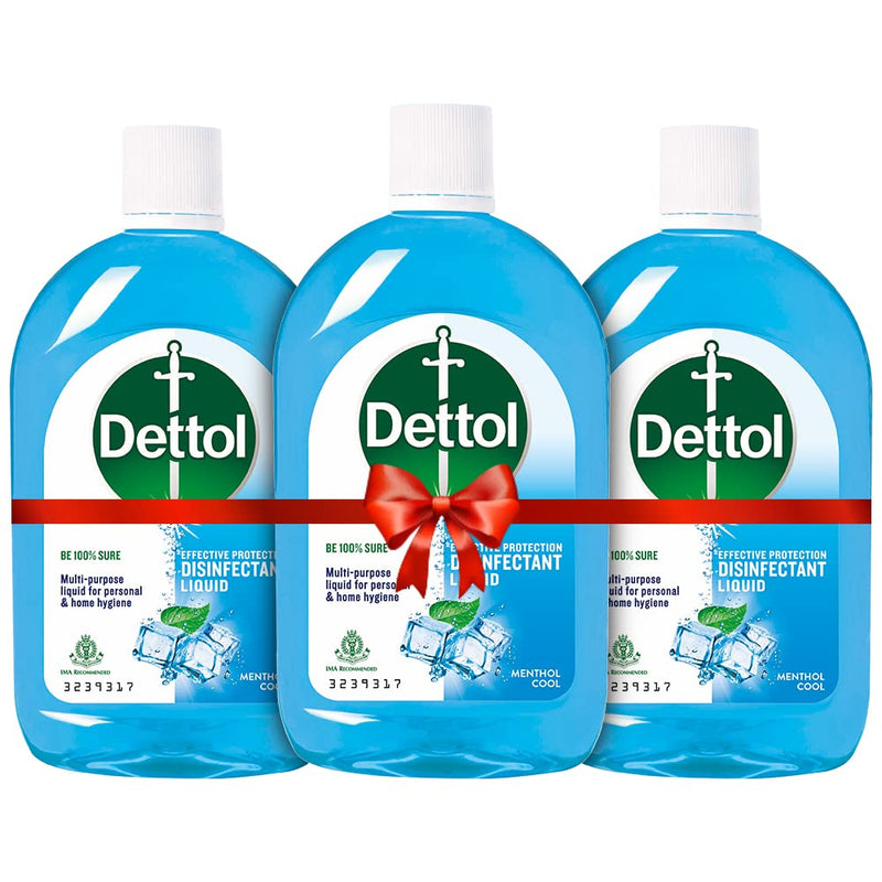 Dettol Menthol Cool Disinfectant, 500 ml (Pack of 3)