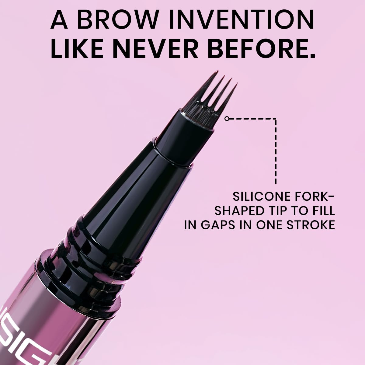INSIGHT 4 Stroke Eyebrow Pen - Dark Brown (1g) | Lightweight & Quick Drying Formula | Long Wearing, Smudge Proof & Waterproof | Compact & Convenient for Natural Brow Definition