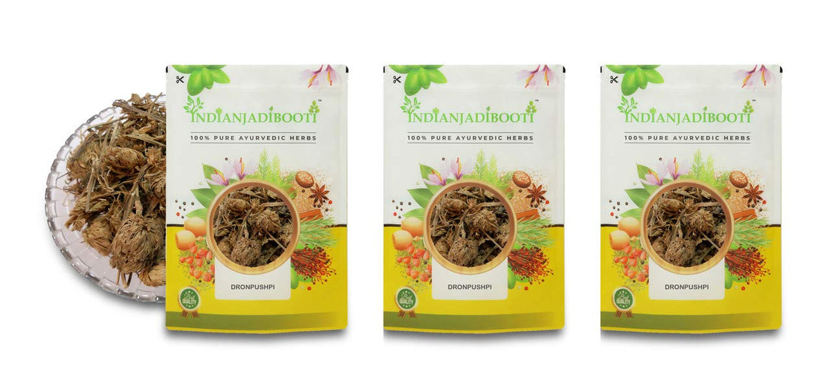 IndianJadiBooti Seeds Dronpushpi Panchang-Dronapushpi Panchang, 3 Packs Of 900 Grams