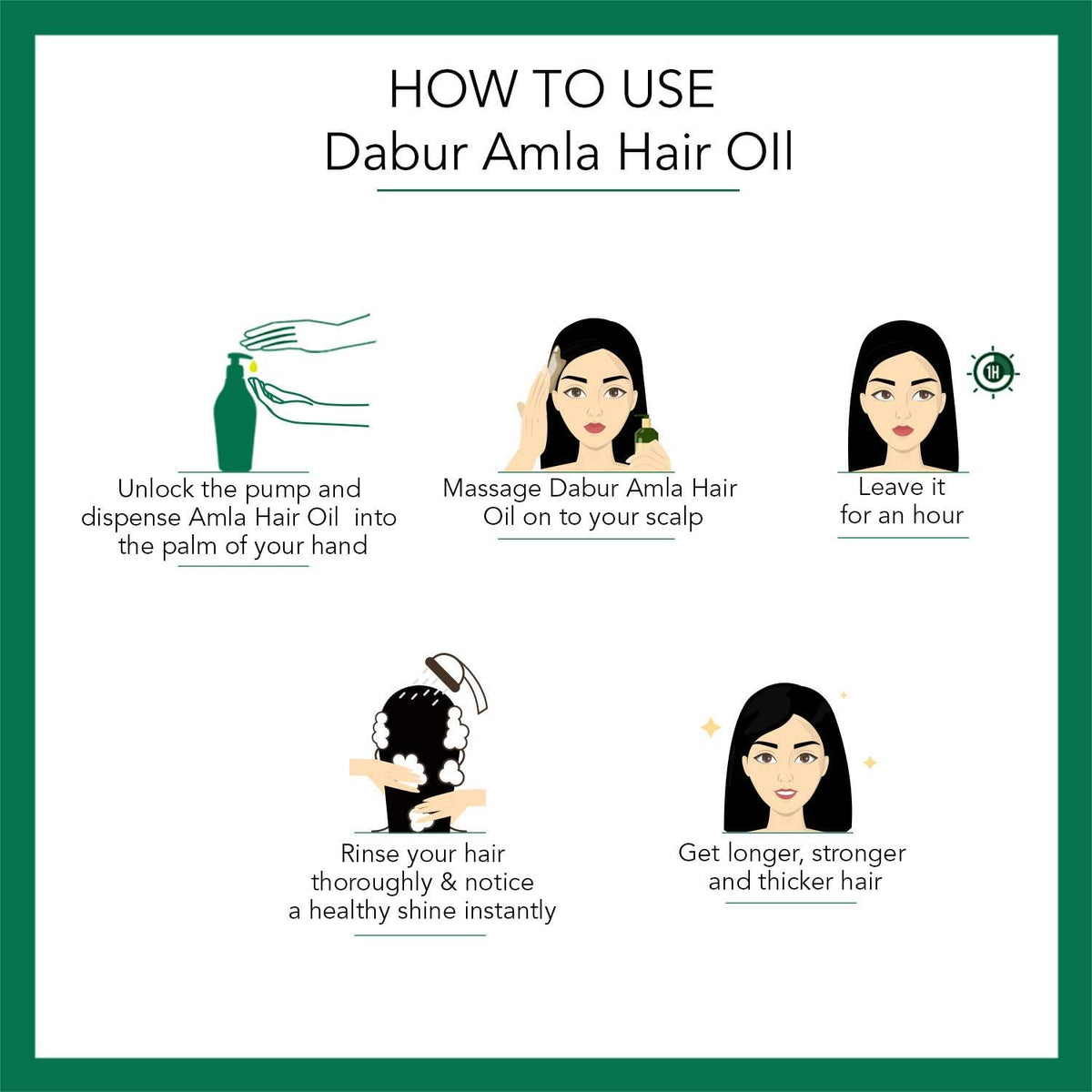 Dabur Amla Hair Oil - 1100ml (550ml x 2) | For Strong, Long and Thick hair | Nourishes Scalp | Controls Hair Fall, Strengthens Hair & Promotes Hair Growth