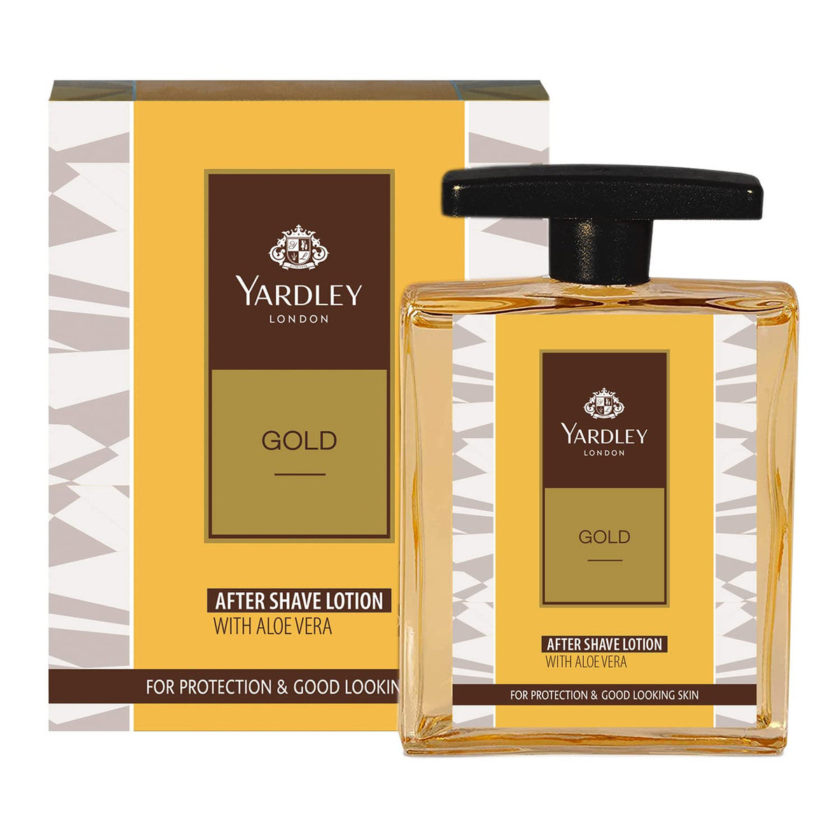 Yardley London Gold After Shave Lotion with Aloe Vera, 100ml (Pack of 1)
