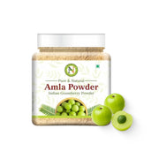NatureVit Amla Powder 100g for Hair Growth | 100% Pure & Natural Indian Gooseberry Eating | Rich in Vitamin C | No Additives
