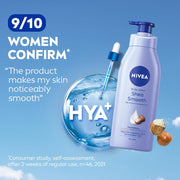 NIVEA Shea Smooth 400ml Body Lotion | 72 H Moisturization | With Deep Moisture Serum & Shea Butter | Non Greasy & Healthy Looking Skin