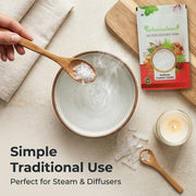 IndianJadiBooti Pure Wellness Crystals Combo | Bhimseni Camphor, Sat Ajwain & Sat Pudina | Traditional Ayurvedic Blend for Aromatic Relief & Cooling Comfort | Raw Jadi Booti | FSSAI Licensed