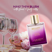 Bella Vita Luxury Date Woman Eau De Parfum Liquid Perfume With Pink Pepper, Jasmine & Vanilla, Premium Long Lasting Floral & Fruity Fragrance For Women, 100ml (Pack Of 2)