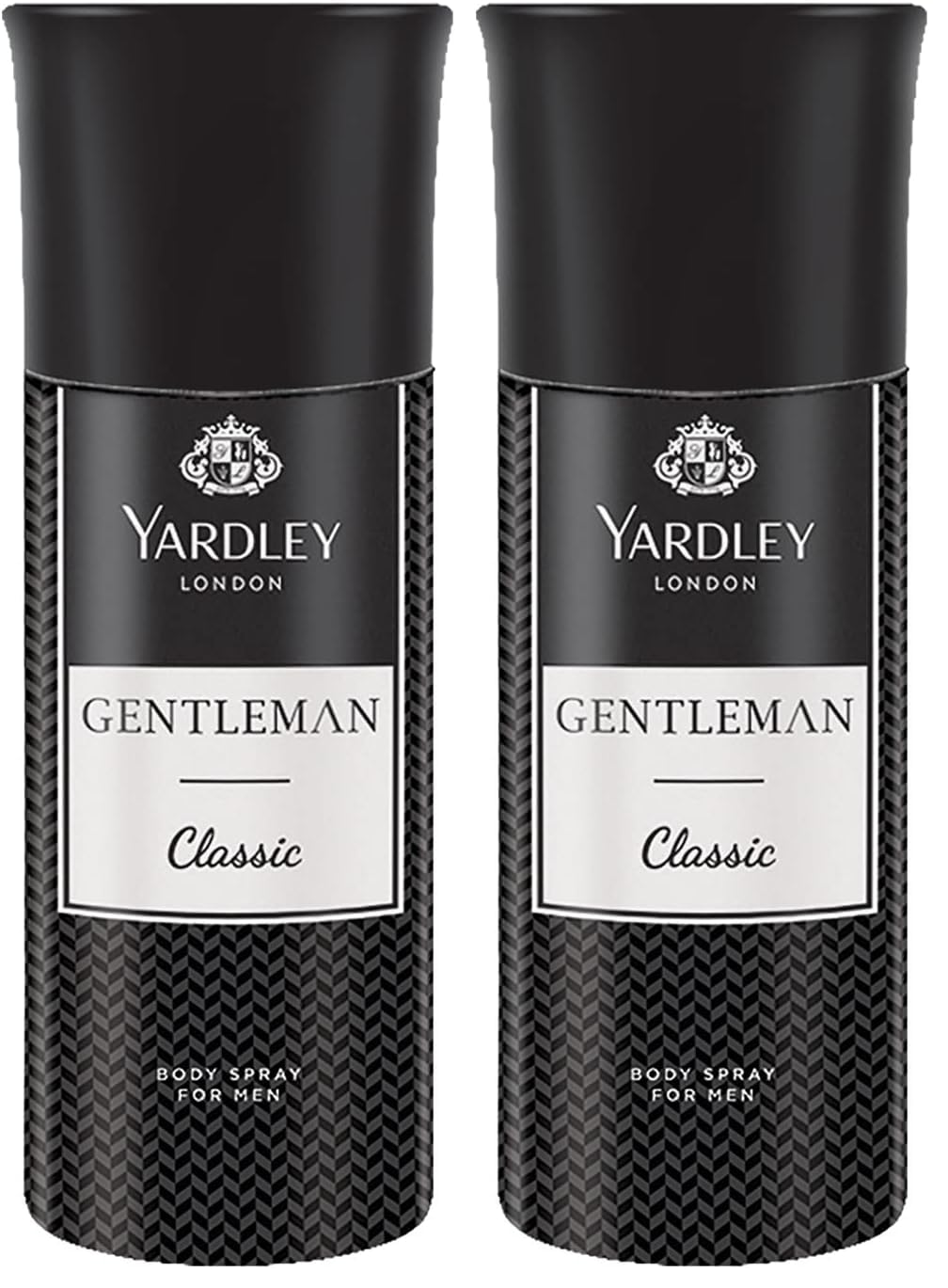 Yardley London Gentleman Classic Deodorant Body Spray For Men, 150ml (Pack of 2)