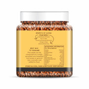 NatureVit Raw Flax Seeds 250g | Alsi Seeds | Fibre Rich | Flax Seeds for Hair Growth | Seeds for Eating