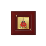 DIVINITI Khatu Shyam Ji 24K Gold Plated MDF Photo Frame|Premium Religious Table Top Frame for Home, Office & Prayer Room|Luxury Spiritual Gift Item for Housewarming, Festive Gifting|10 x 10 CM