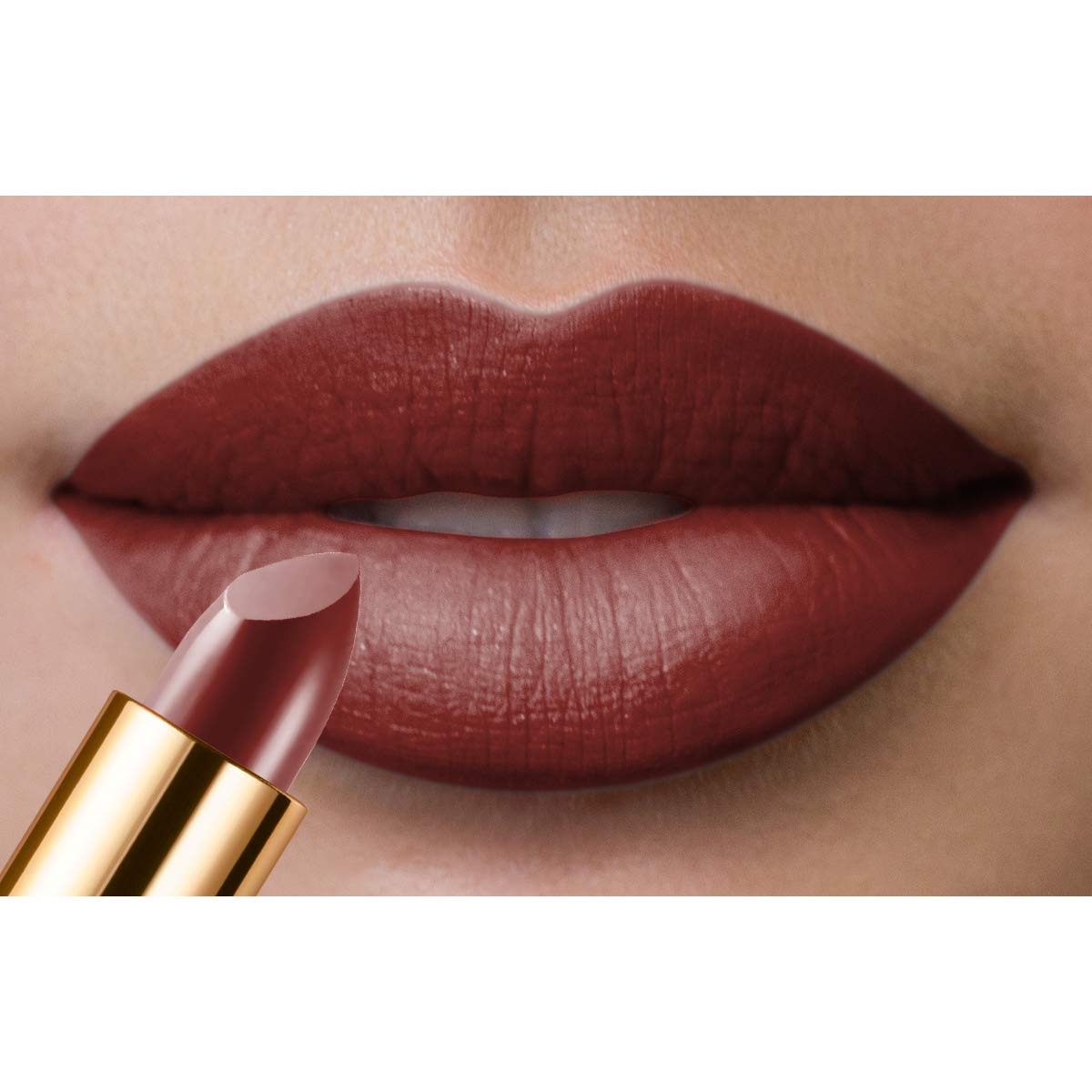 Biotique Natural Makeup Diva Pout Lipstick, Cinnabar Tease, 4g