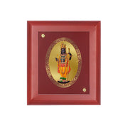 DIVINITI Intima Pure 24K Gold Plated Ram Lalla Religious Frame – Luxury Home, Office & Mandir Décor | Premium Gold Foil Artwork in MDF Frame | Table Top Display (16 X 13.5 CM)