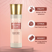 Bella Vita Luxury Senorita & Glam | Long Lasting 2x150ml Perfume Body Spray Mist for Woman | with Refreshing Floral, Woody and Fruity Fragrance of Jasmine