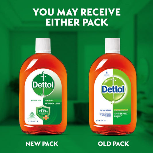 Dettol Antiseptic Disinfectant liquid for First aid, Surface Cleaning and Personal Hygiene, 250ml, Pack of 2