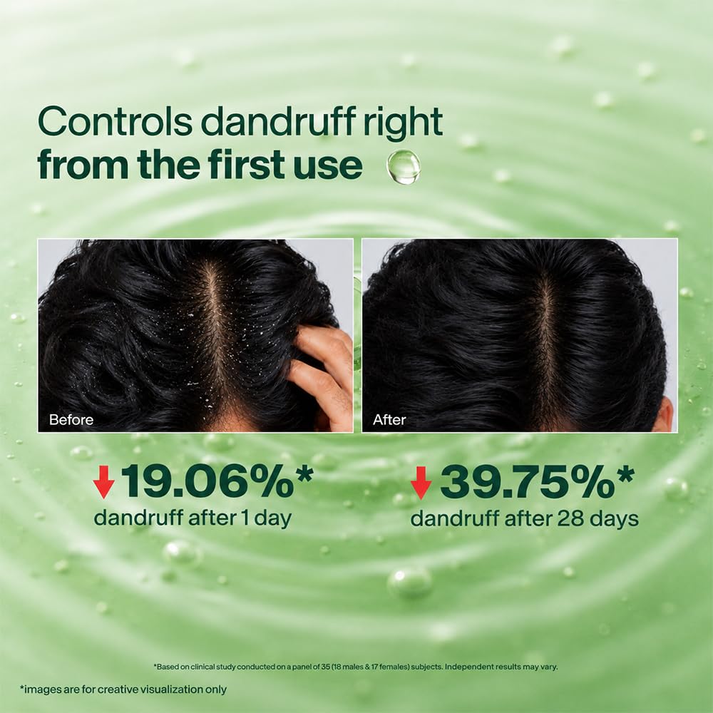 Biotique Fresh Neem Anti Dandruff Shampoo and Conditioner | Controls Dandruff | Eliminates Dryness, Flaking, and Itching | Hair Looks Fresh and Lustrous |Suitable for All Skin Types | 650ml