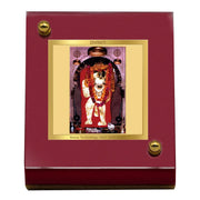 DIVINITI 24K Gold Plated Religious Car Dashboard Frame | Premium God Idol Frame for Car, Home Mandir & Office Table | Spiritual Gift, Decorative Showpiece | Mehndipur - Balaji