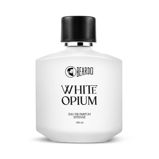 BEARDO White Opium Perfume For Men, 100Ml | Fresh Zesty Scent Eau De Parfum | Long Lasting Mens Perfume | Best Date Night Fragrance Body Spray | Christmas Gift For Men | Gift For Friends