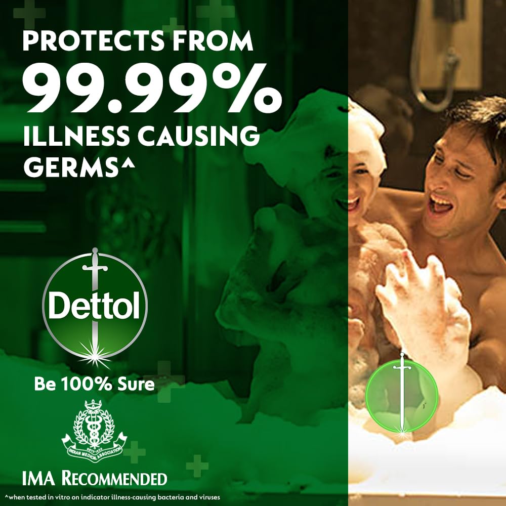 Dettol Original Germ Protection Bathing Soap Bar (100gm) | Kills 99.99% germs