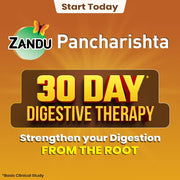 Zandu Pancharishta Ayurvedic Digestive Tonic 900ML | 15 Day Pack | Relief from Regular Gas, Bloating, Acidity & Indigestion From the Root