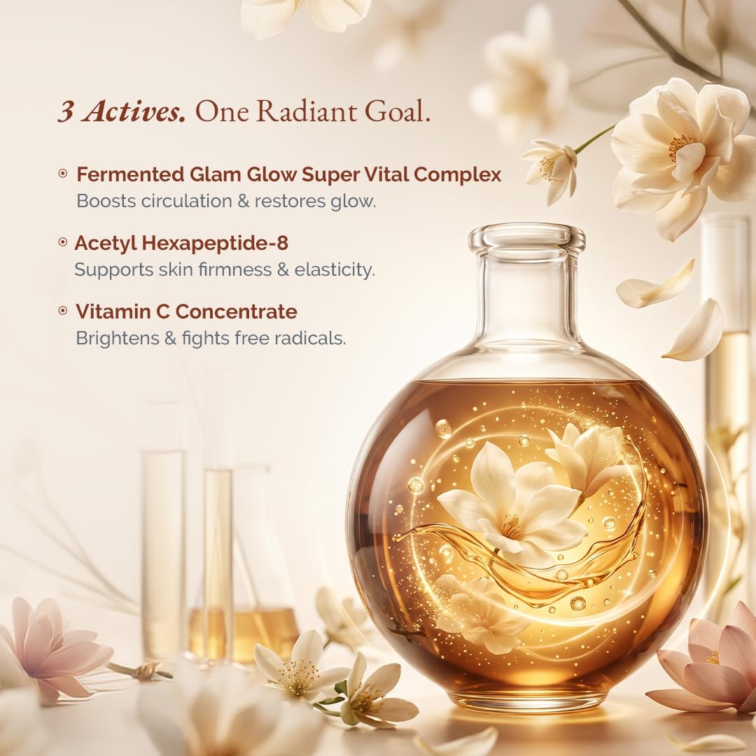 Biotique Professional Glam Glow Rejuvenating Face Elixir Serum 30ml