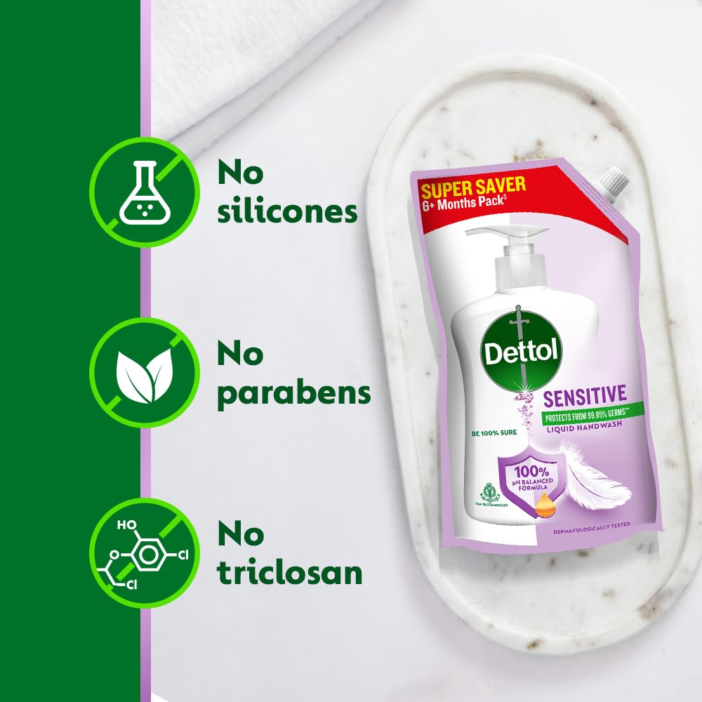 Dettol Sensitive Handwash,675ml Pack Of 3